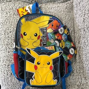 Pokemon Pikachu 5-piece backpack set